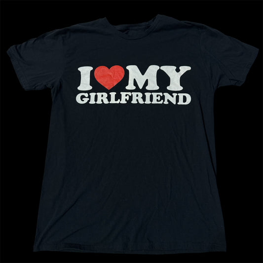 Black ‘I Heart My Girlfriend’ Short Sleeve Graphic Shirt