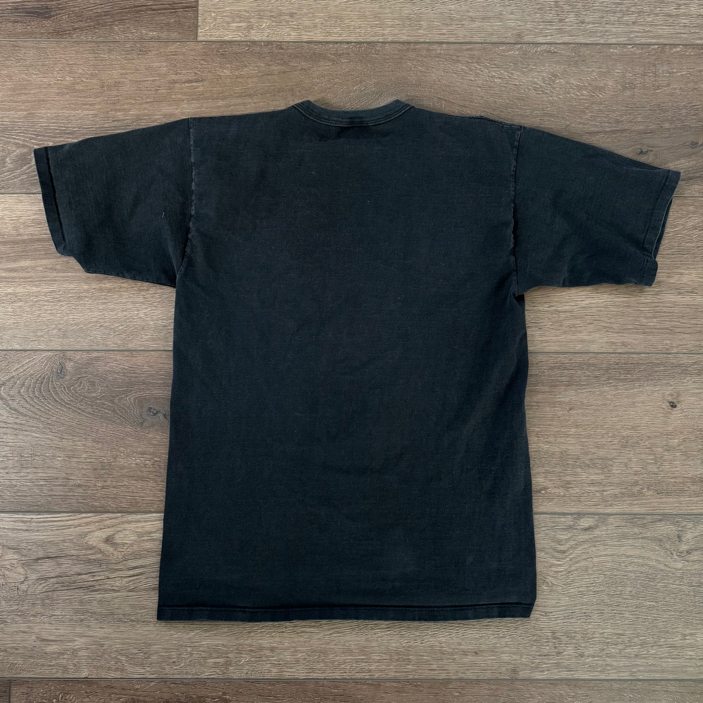 black pittsburgh steelers 90’s graphic football shirt (L)