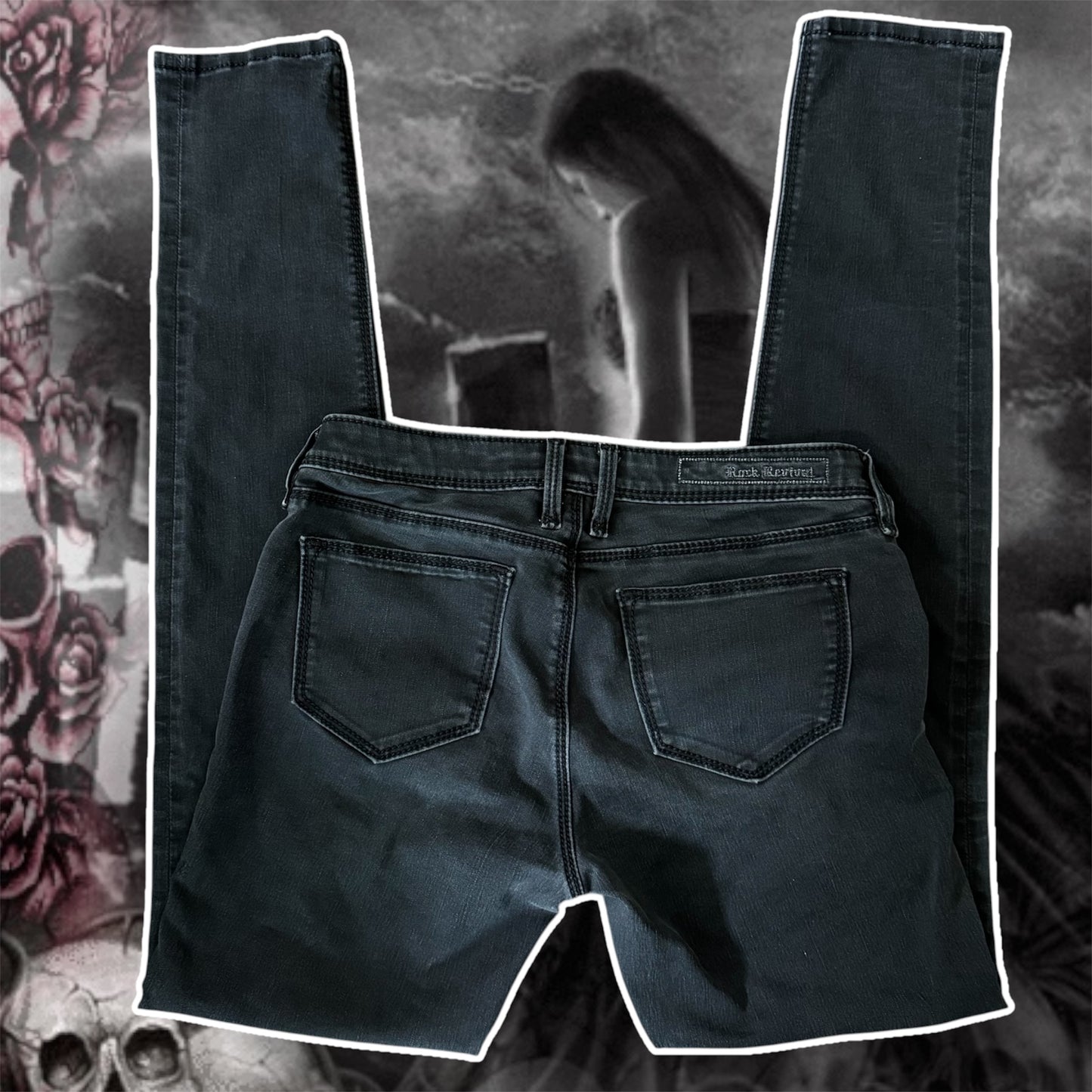 black rock revival y2k grungy skinny jeggings (27)