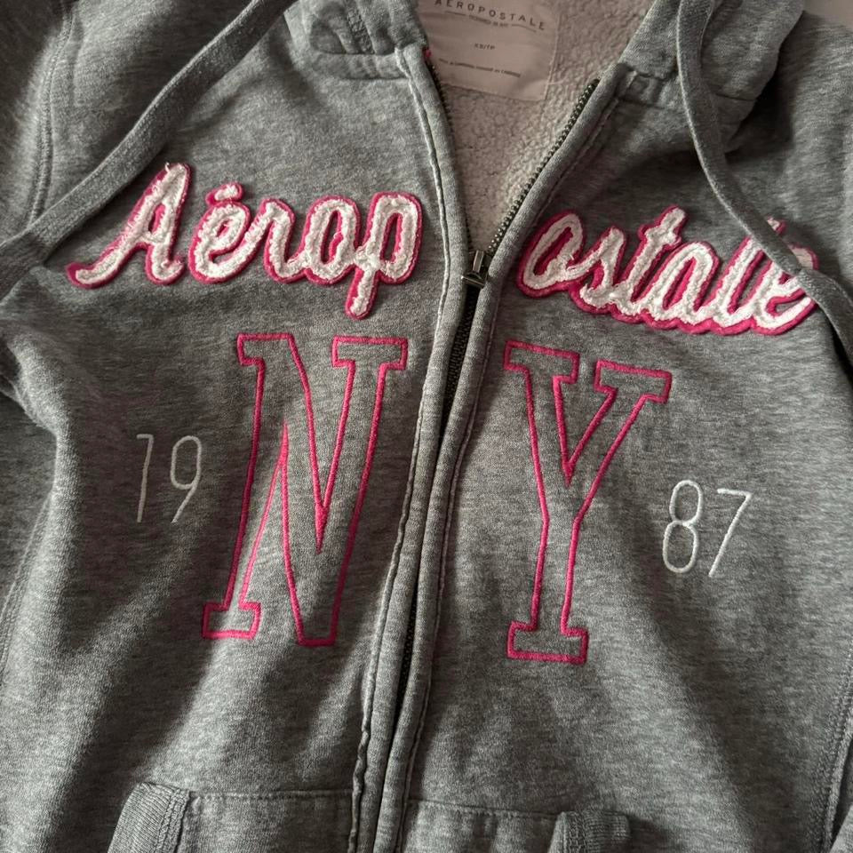 Grey ‘Aeropostale’ Classic Hoodie Jacket