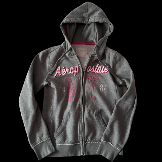 Grey ‘Aeropostale’ Classic Hoodie Jacket