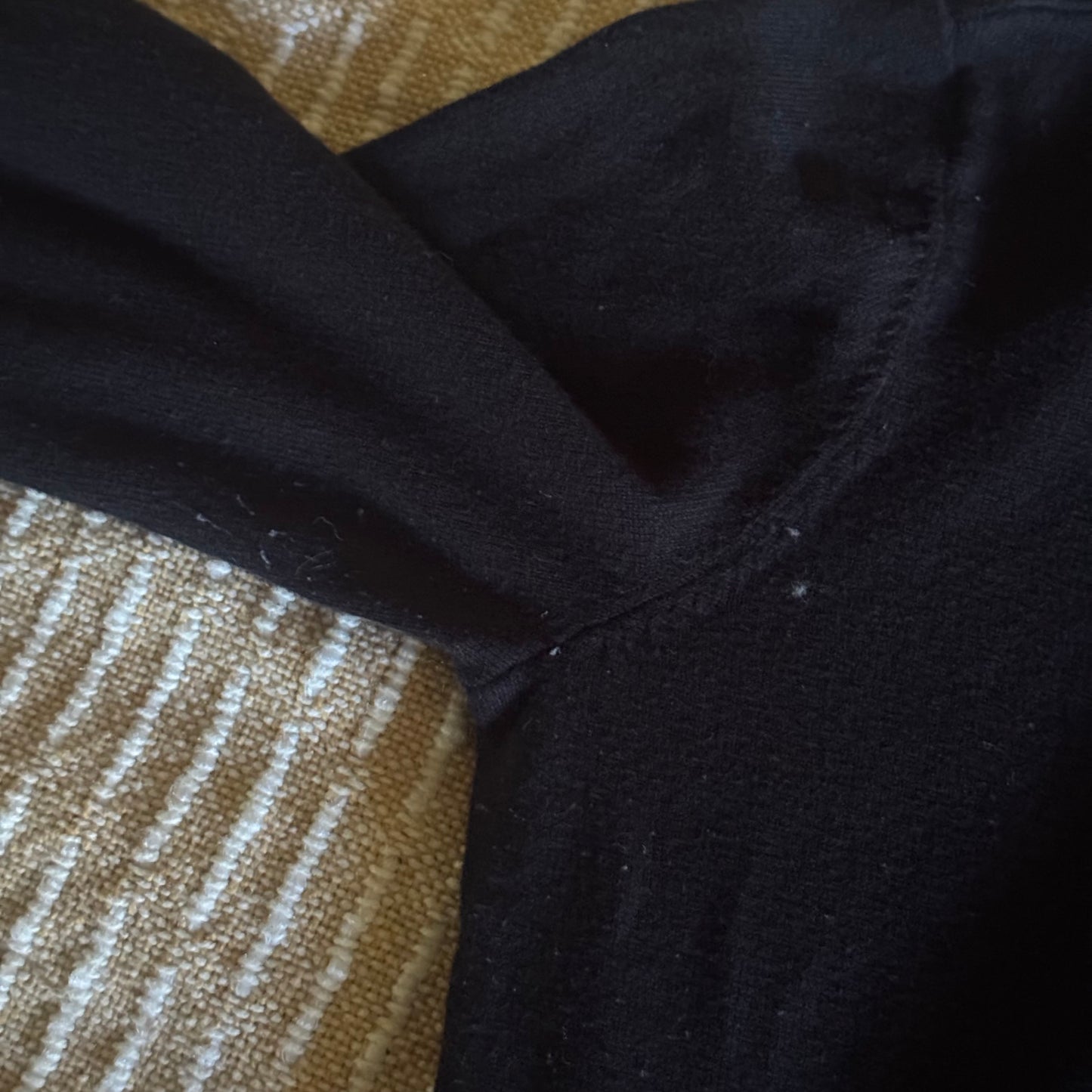black rhinestone guess fitted knitted zip up hoodie jacket (M)