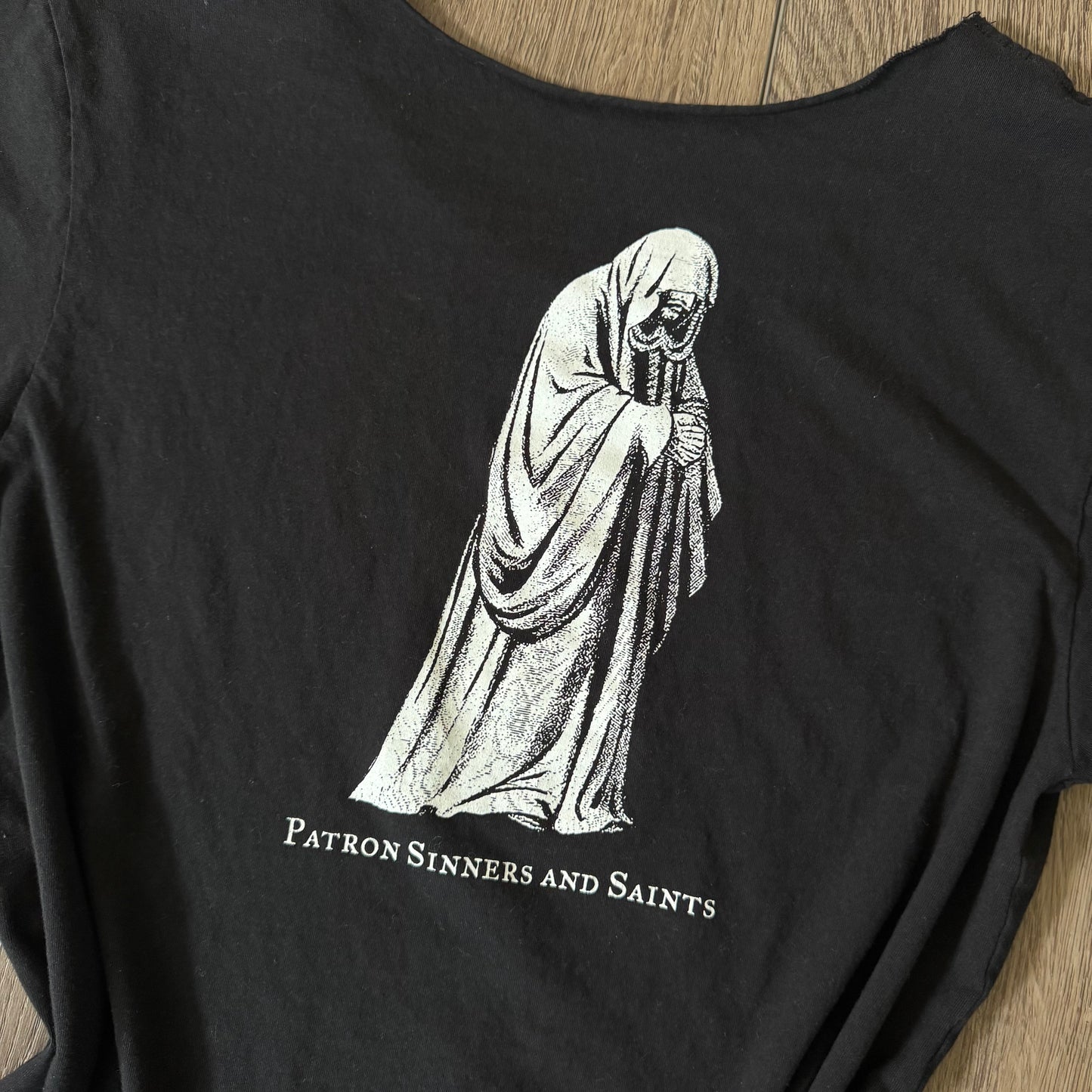 black & white the lost abbey gothic off the shoulder short sleeve shirt