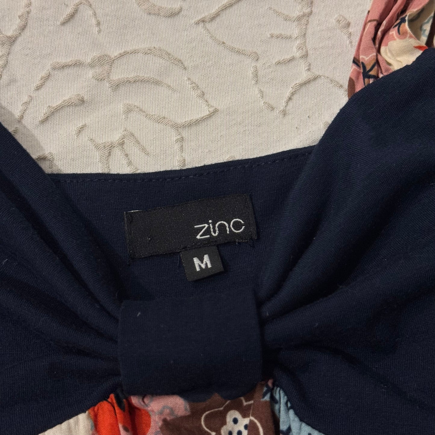 Multicolored ‘Zinc’ Babydoll Floral Top