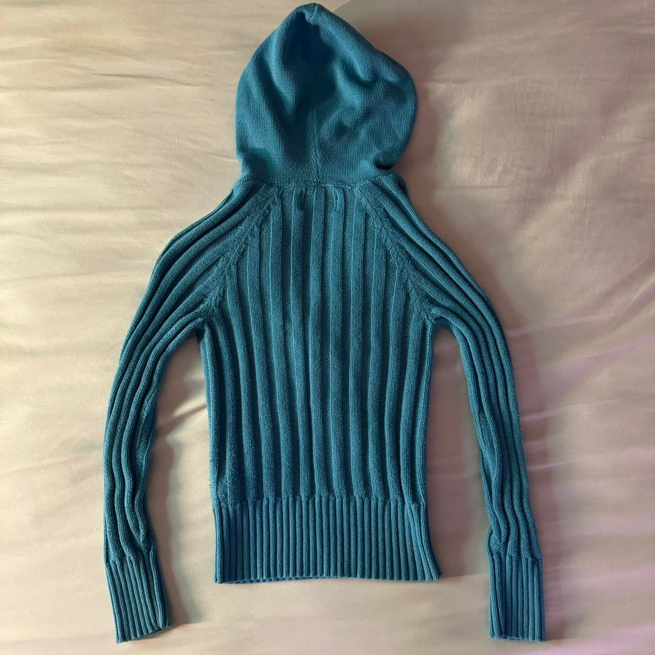 Blue ‘Aeropostale’ Y2K Knitted V Neck Sweater