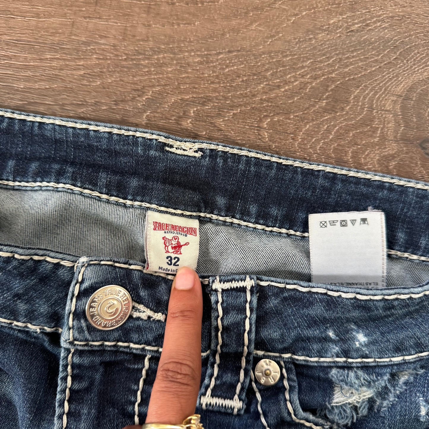 denim blue true religion ripped stretchy skinny jeans (31)