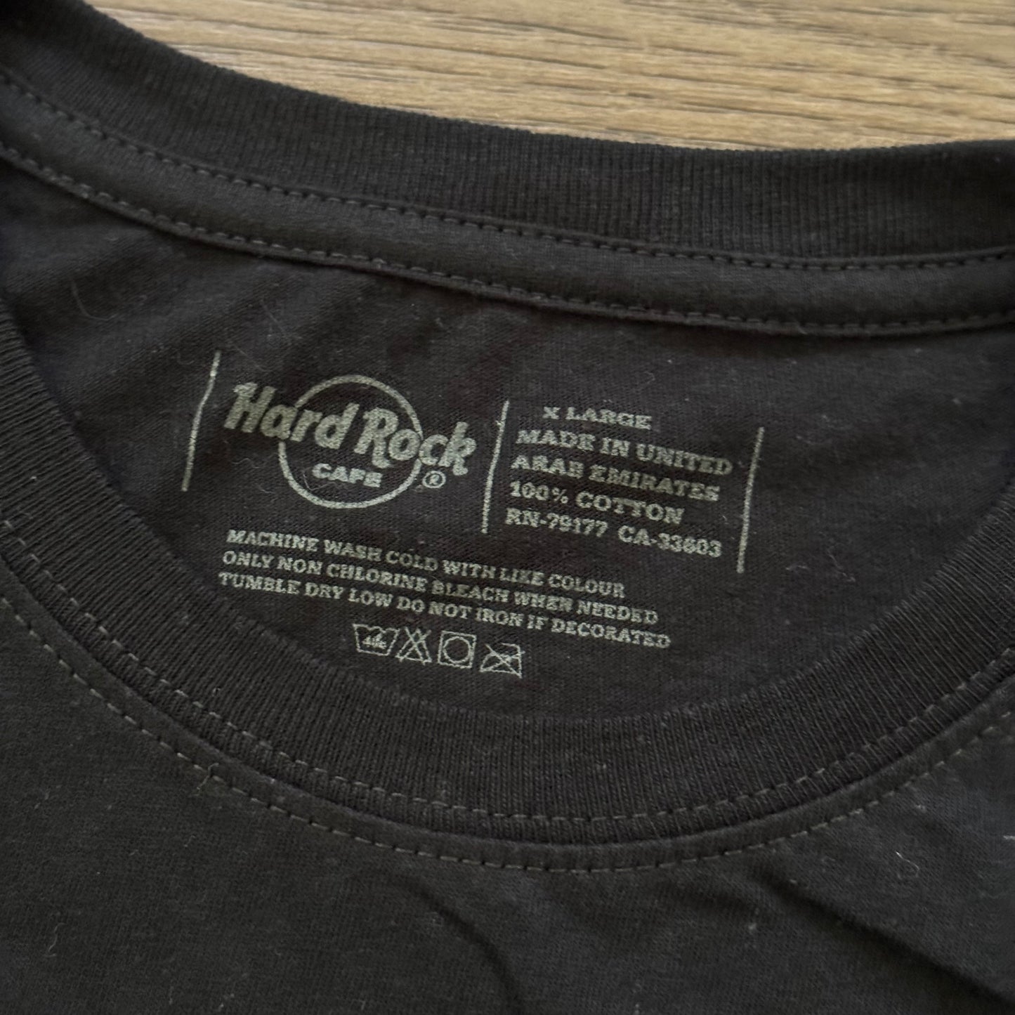 black hard rock NWT rhinestone venice rhinestone t shirt
