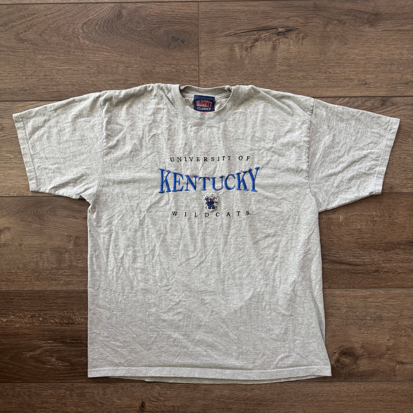 grey & blue variety university of kentucky wildcats shirt