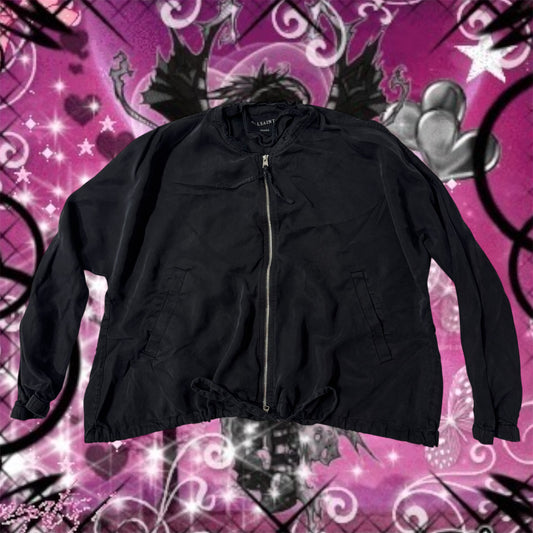 Black ‘AllSaints’ Double Zip Jacket