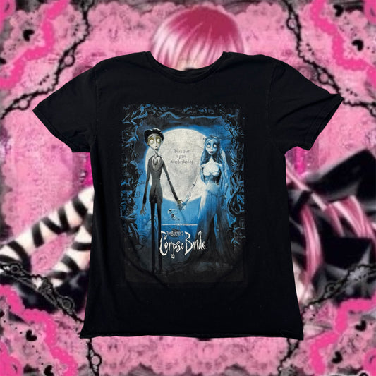 Black ‘Tim Burton’s Corpse Bride’ Graphic T Shirt