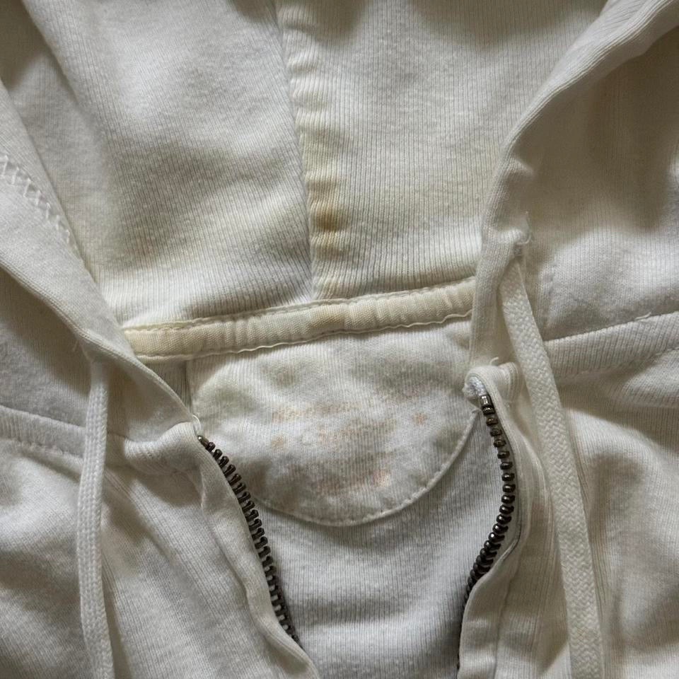 white american eagle y2k zip up jacket