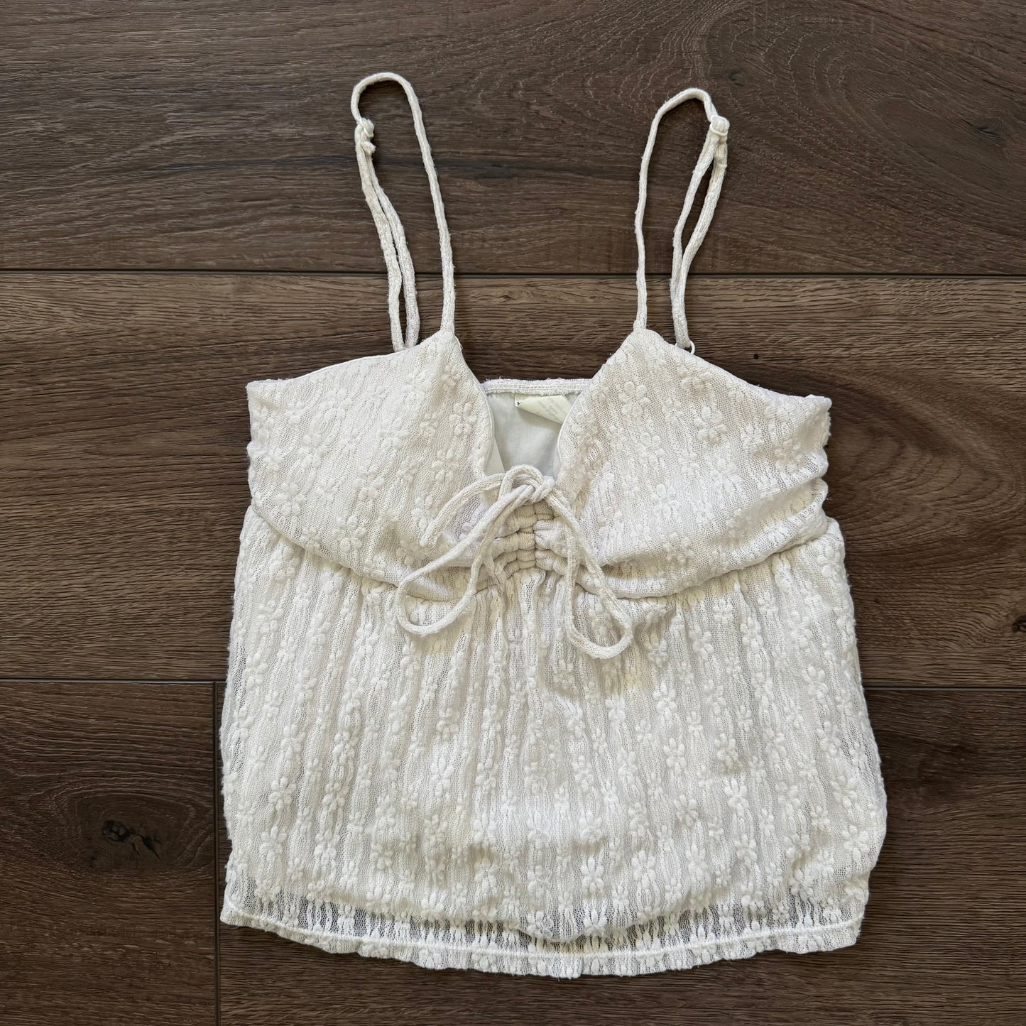 white floral lace babydoll cami no boundaries