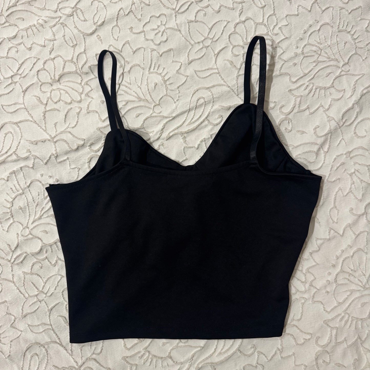 Gold & Black ‘Marc New York’ Sequin Ibiza Crop Top