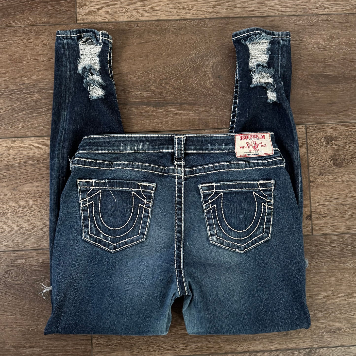 denim blue true religion ripped stretchy skinny jeans (31)