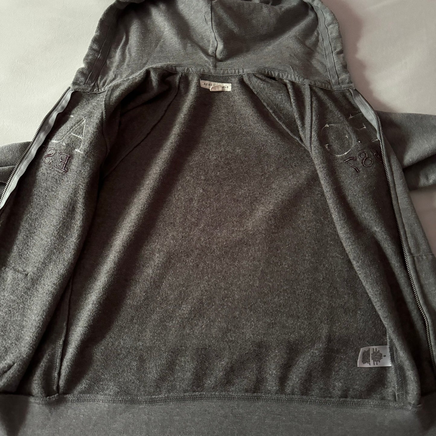 Grey ‘Aeropostale’ Classic Logo Hoodie