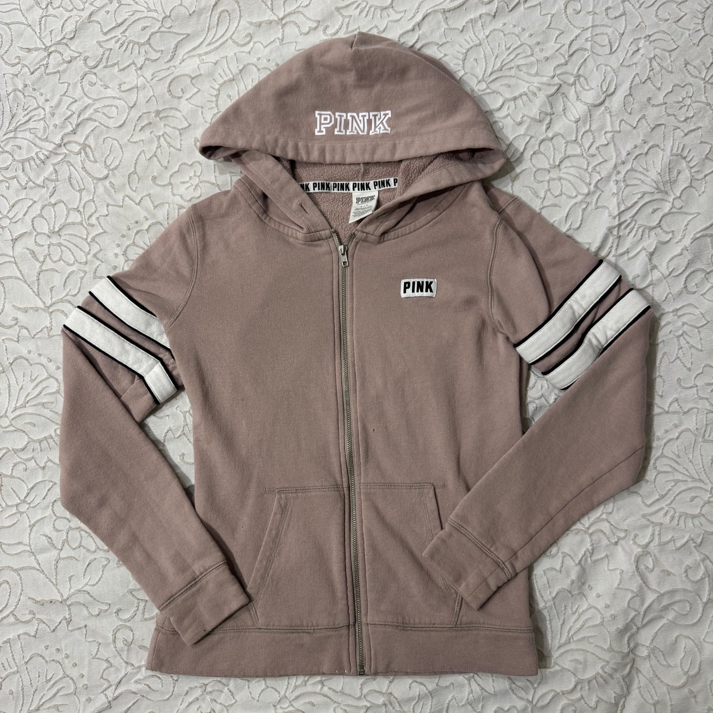 Dark Biege ‘PINK by Victoria’s Secret’ Classic 2016 Hoodie Jacket