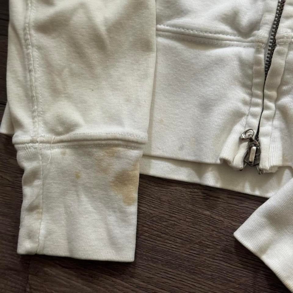 white american eagle y2k zip up jacket