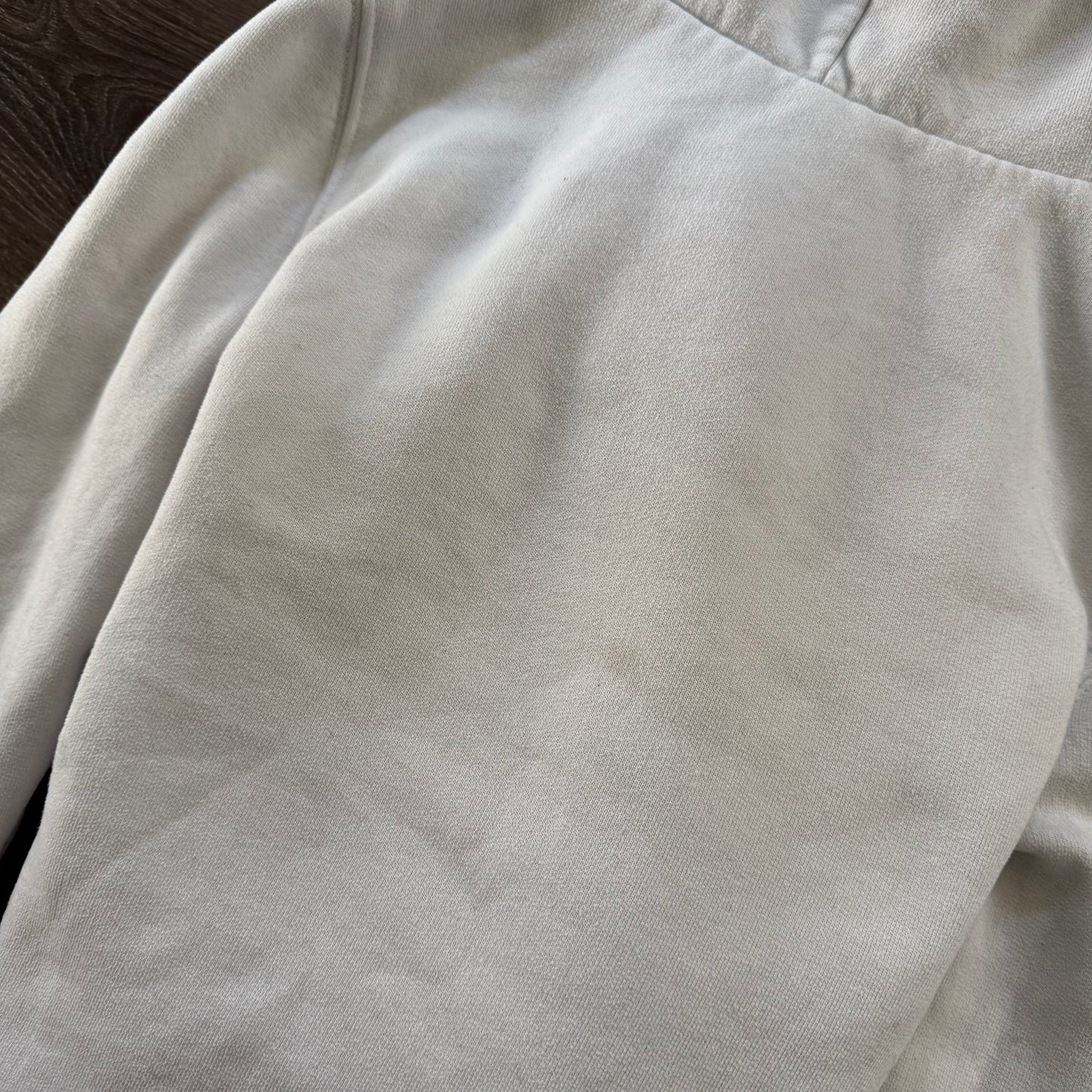 creme y2k hollister fur shearling fitted jacket (M)