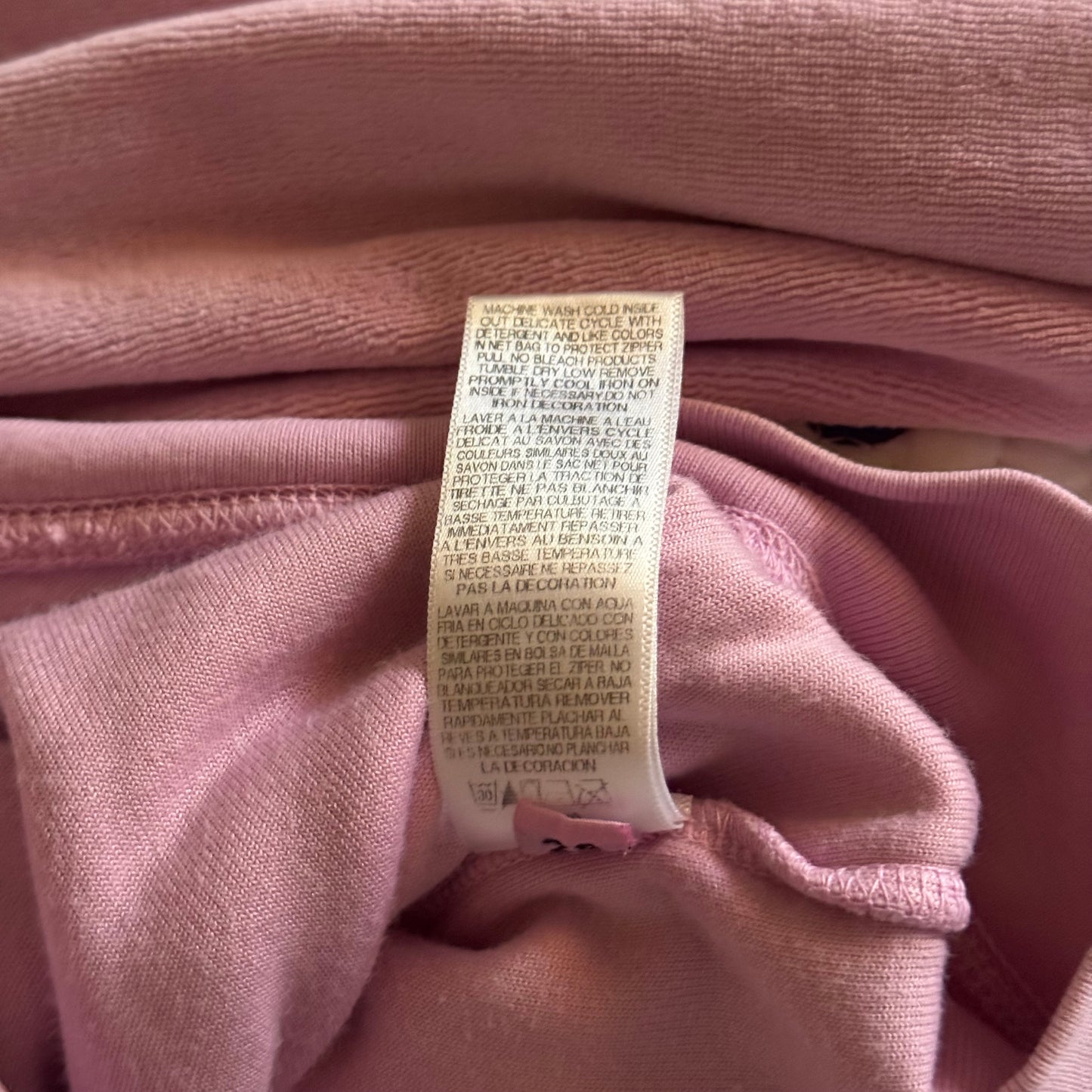 light pink rare juicy couture y2k 2000’s velour zip up jacket (L)