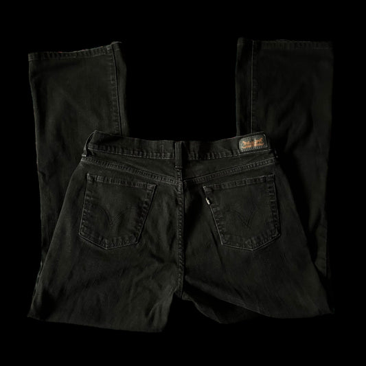 Black ‘Levi’s’ 515 Bootcut Denim Jeans