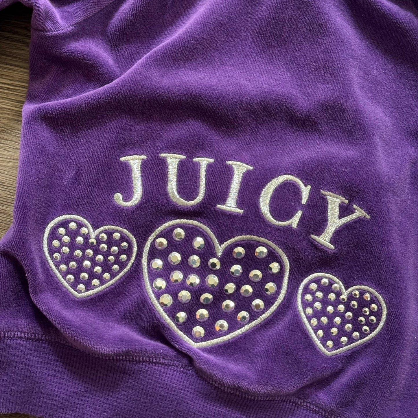 purple juicy couture y2k kids jacket (5)