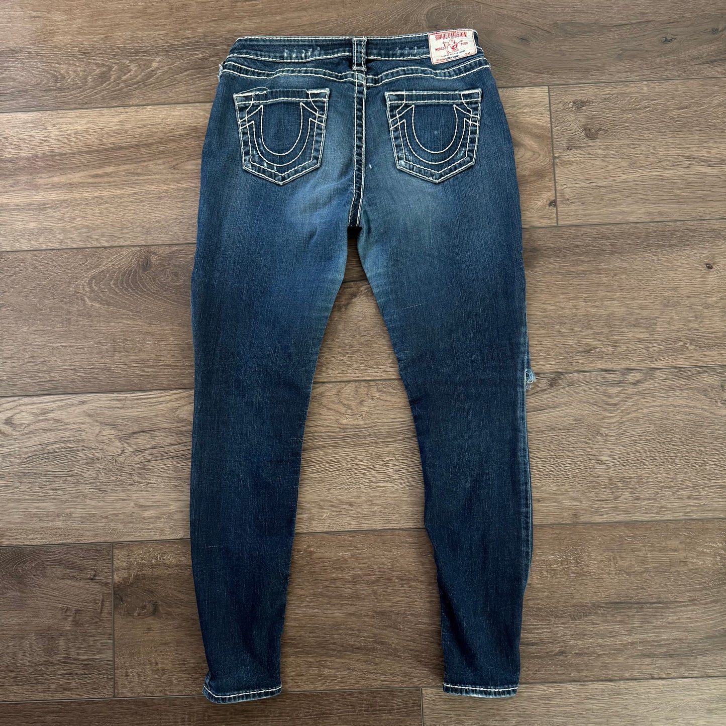 denim blue true religion ripped stretchy skinny jeans (31)