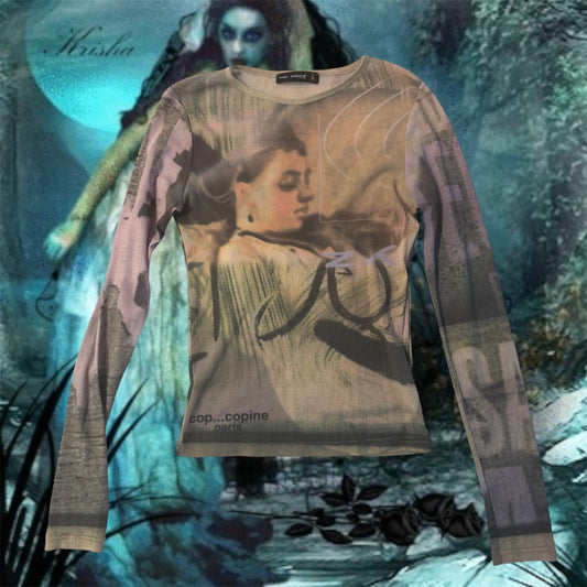 Cop Copine Euro Buddha Girl Mesh Top