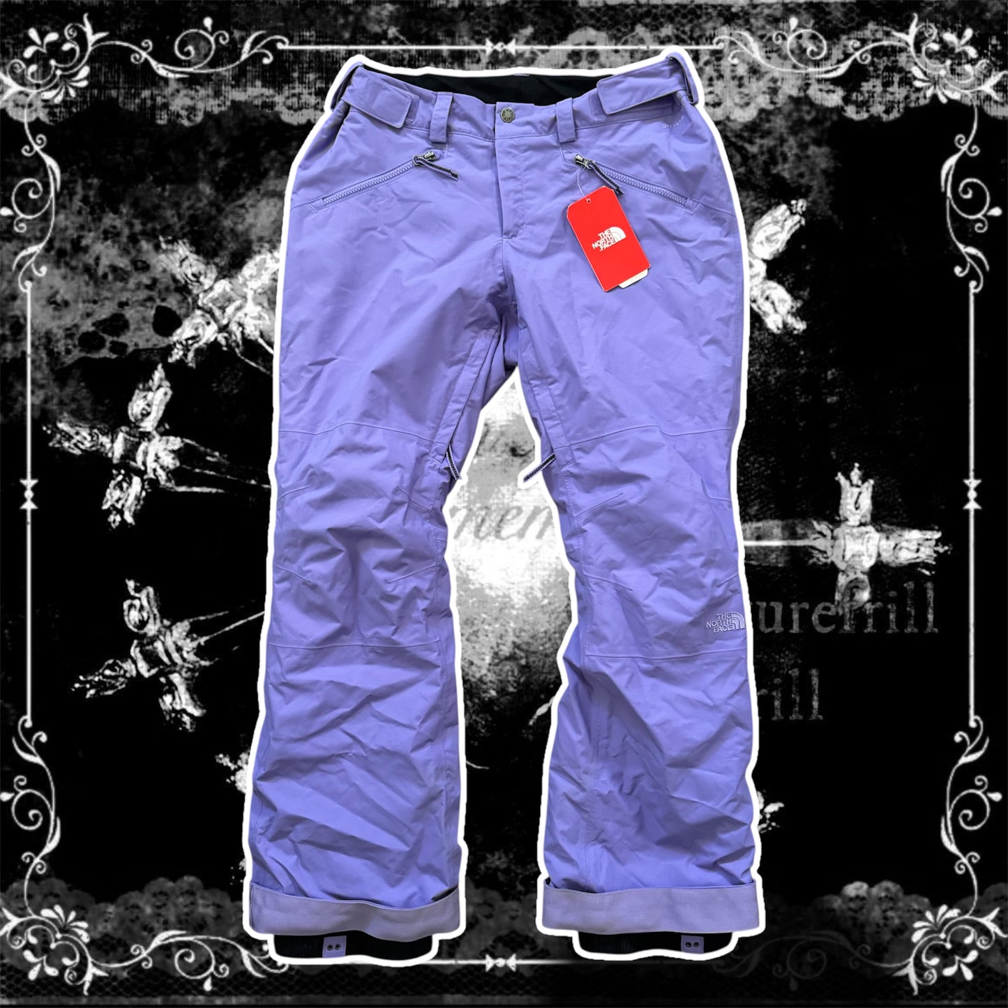 purple NWT the north face aboutaday snowboard ski snow high rise pants