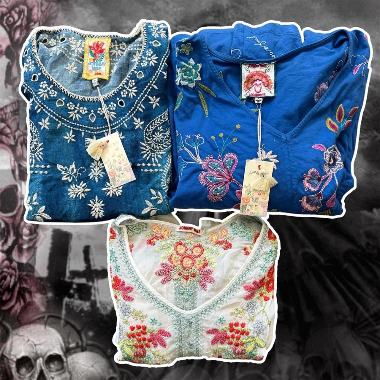 bundle of 3 johnny was long shirts/dress (medium/large) boho vibes