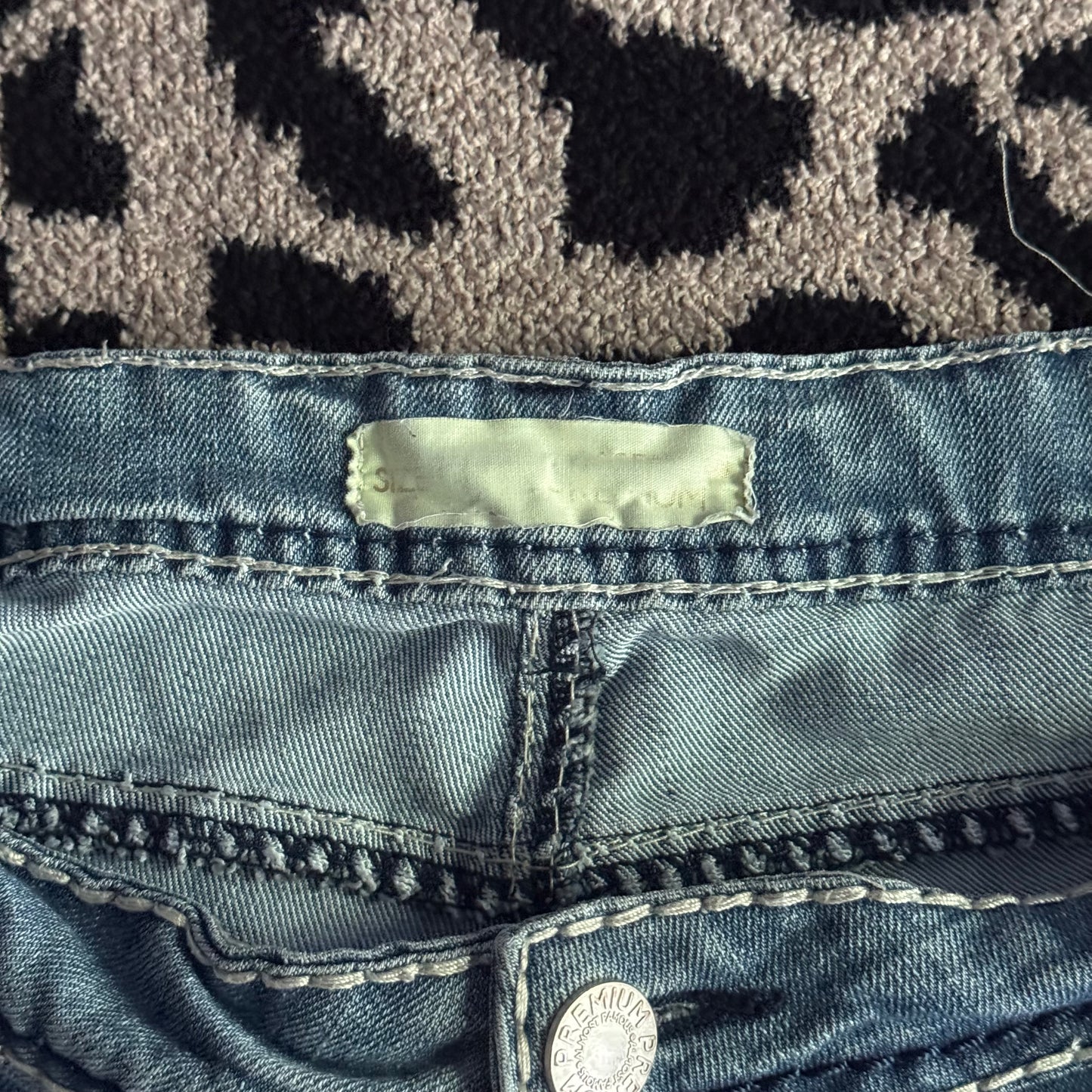denim blue cybery2k almost famous ribbed distressed skinny jeans plus size (18)