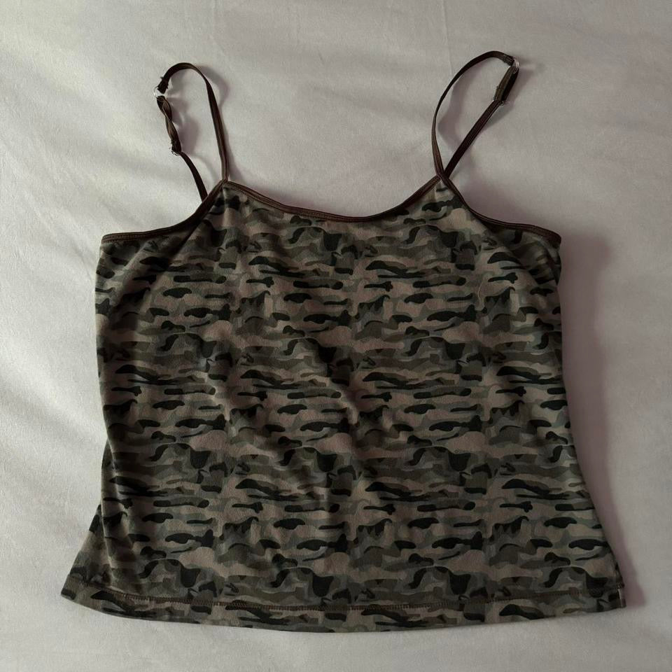 Camo ‘Next Generation’ Cropped Stretchy Tank Top