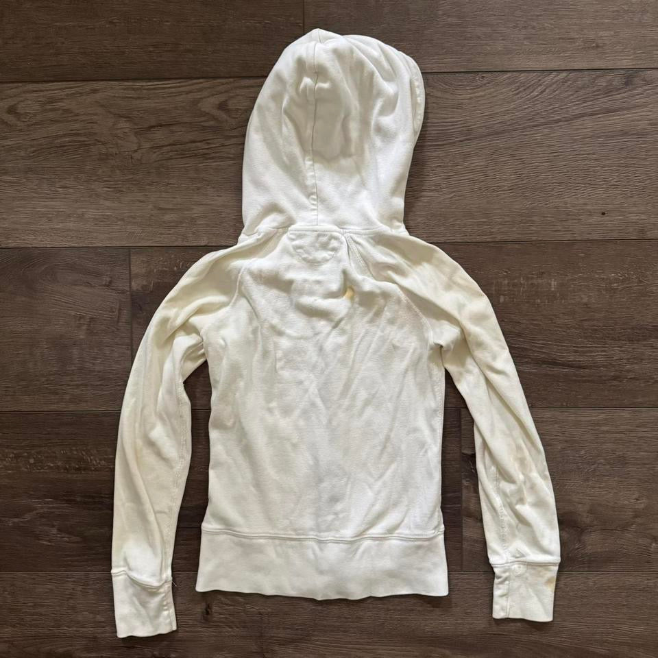 white american eagle y2k zip up jacket