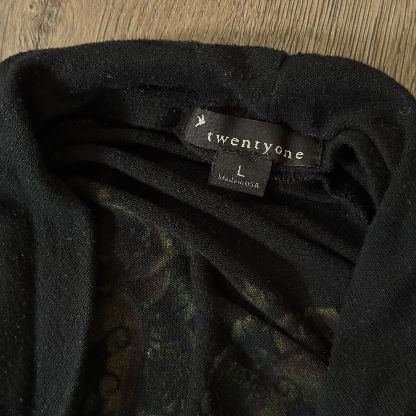 black cybery2k angel long sleeve cardigan (L)