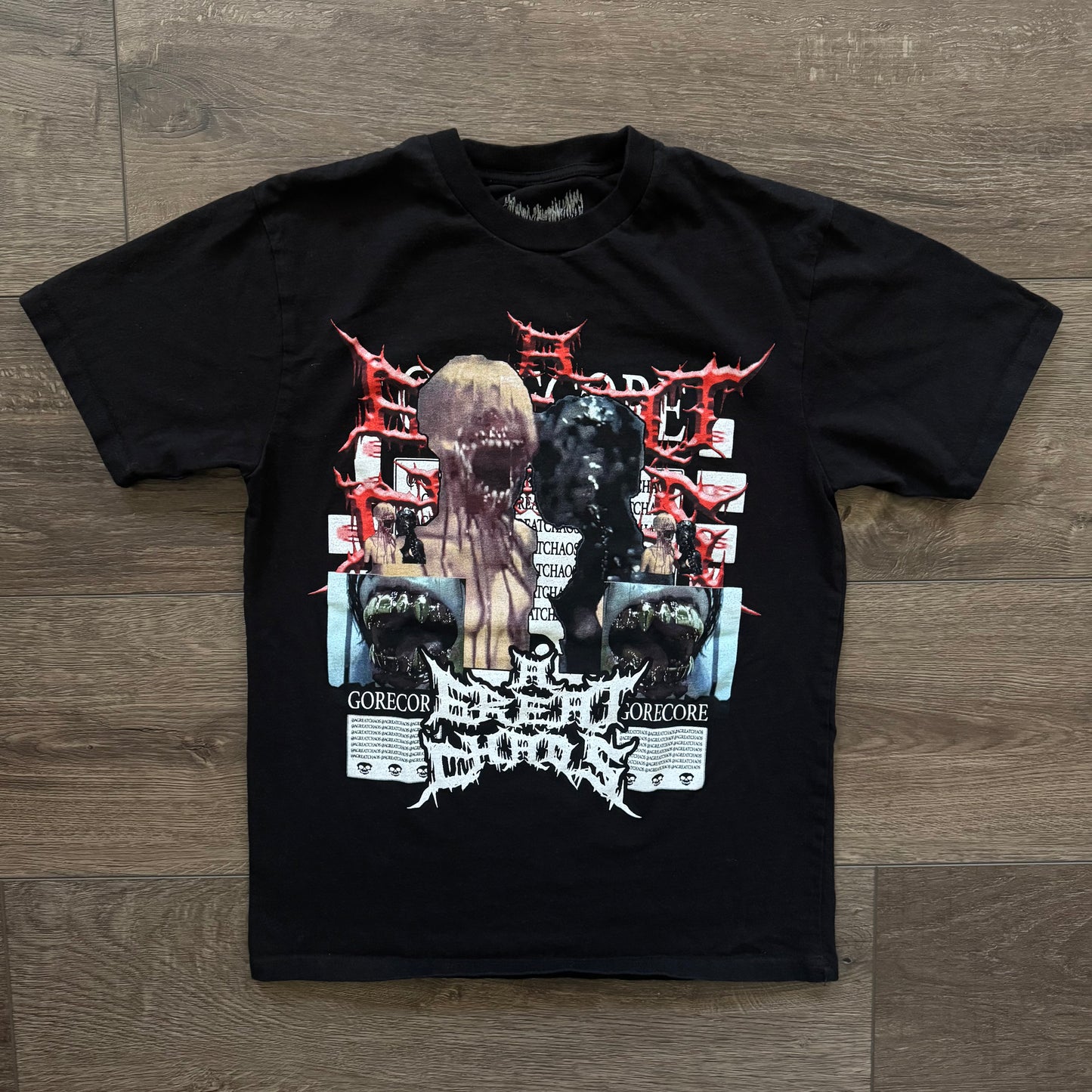 black ken carson a great chaos tour 2024 merch graphic shirt