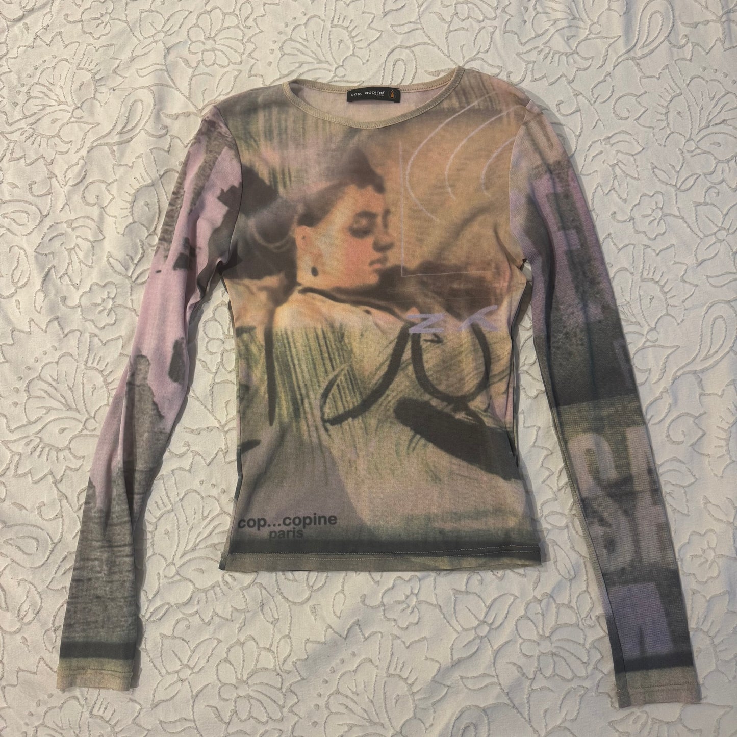 Cop Copine Euro Buddha Girl Mesh Top