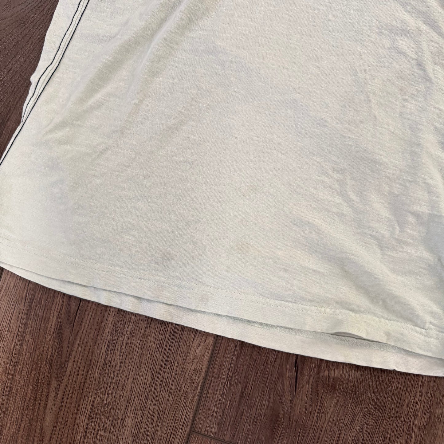 light blue y2k quicksliver skull polo shirt (M)