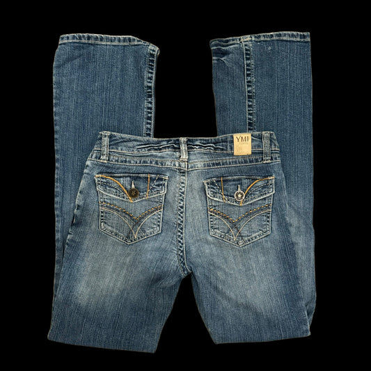 Denim Blue ‘YMI Jeans’ Y2K Bootcut Jeans