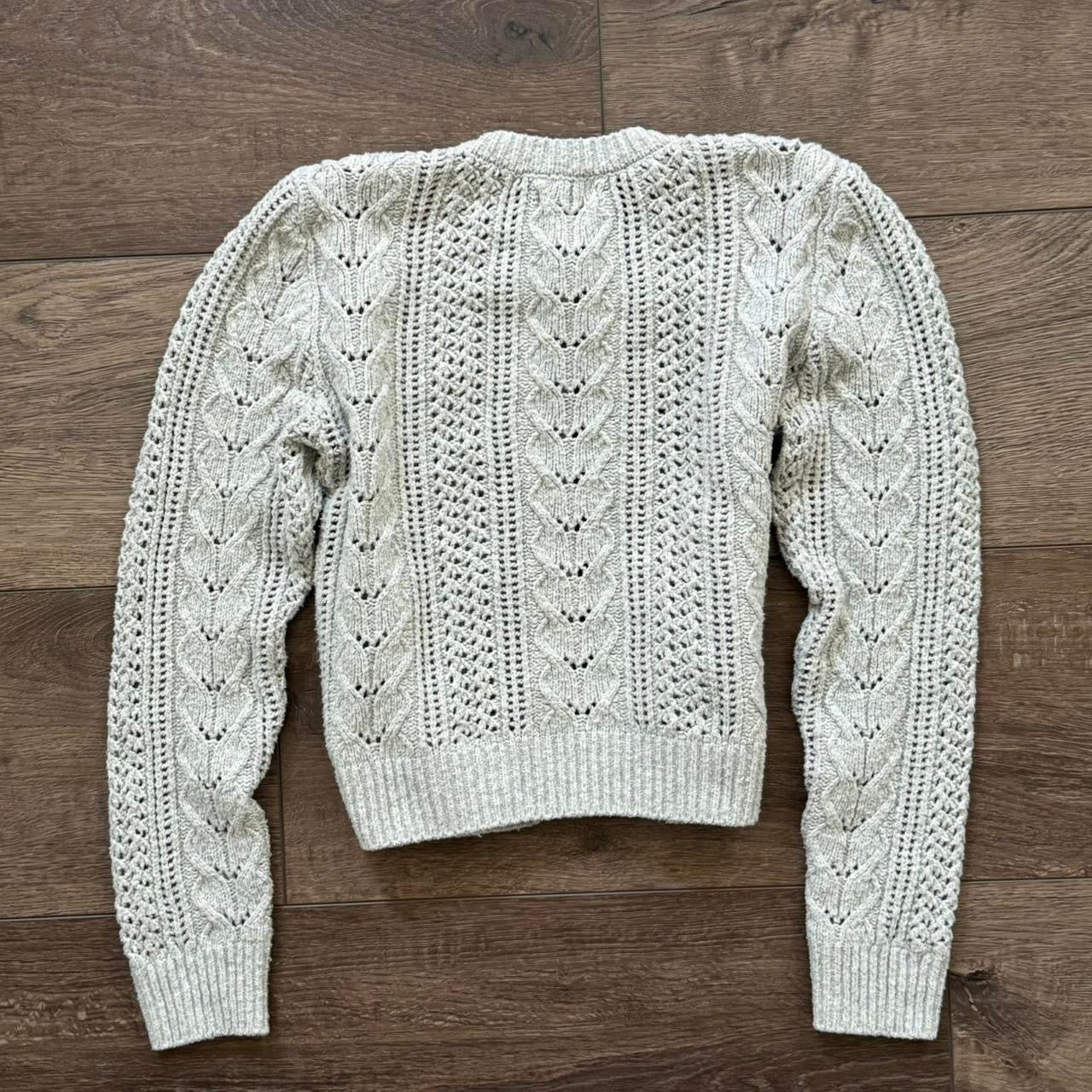 grey hollister co soft button up cardigan sweater