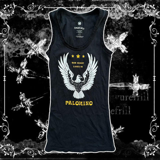 black palomino eagle coachella tank top
